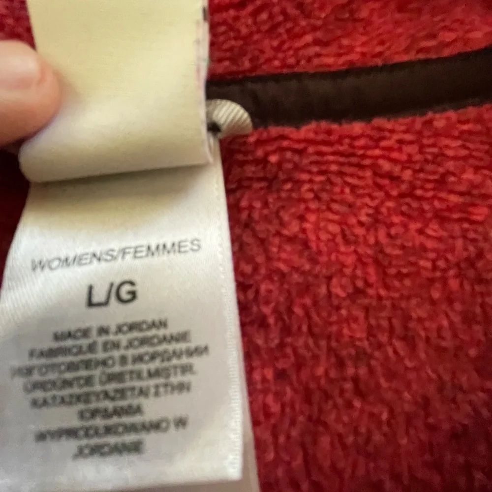 The North Face Hoodie Pullover size large Heathered red - Picture 3 of 7